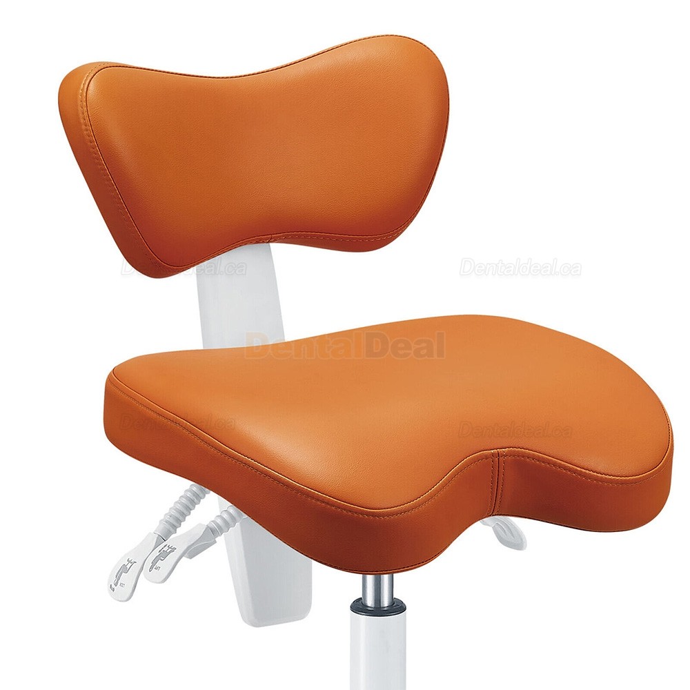 TYTC PLST-060 Ergonomic Dental Operator Assistant Chair Dentist Stool with Backrest Adjustable